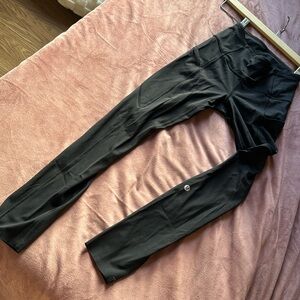Lululemon black fast and free size 2